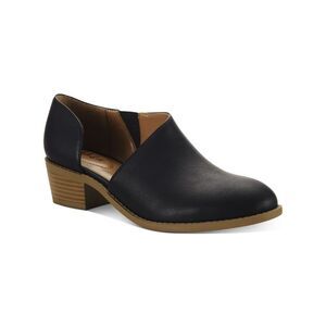 STYLE & COMPANY Womens Black D Orsay Marinn Toe Block Heel Slip On Shootie 5.5 M